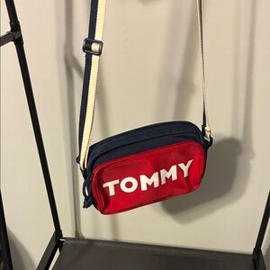 Red and Blue Crossbody Tommy Hilfiger purse